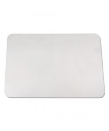 KrystalView Desk Pad with Antimicrobial Protection, Glossy Finish, 36 x 20, Clear