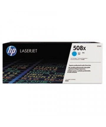 HP 508X, (CF361X) HIGH-YIELD CYAN ORIGINAL LASERJET TONER CARTRIDGE