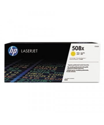 HP 508X, (CF362X) HIGH-YIELD YELLOW ORIGINAL LASERJET TONER CARTRIDGE