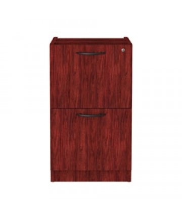 ALERA VALENCIA FILE/FILE DRAWER FULL PEDESTAL, 15.63W X 20.5D X 28.5H, MAHOGANY