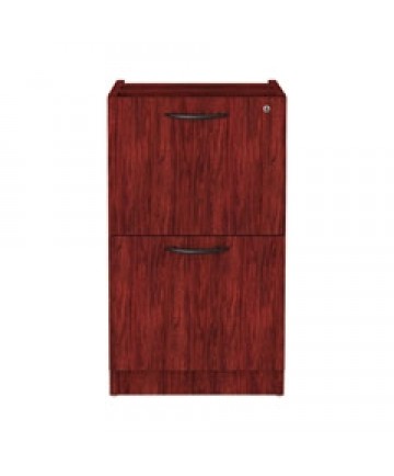 ALERA VALENCIA FILE/FILE DRAWER FULL PEDESTAL, 15.63W X 20.5D X 28.5H, MAHOGANY