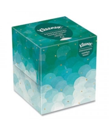 Boutique White Facial Tissue for Business, Pop-Up Box, 2-Ply, 95 Sheets/Box, 6 Boxes/Pack