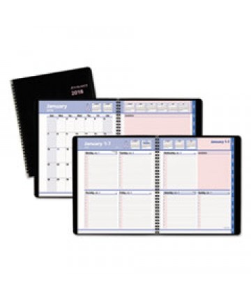 QUICKNOTES WEEKLY/MONTHLY PLANNER, 10 X 8, BLACK, 2020-2021