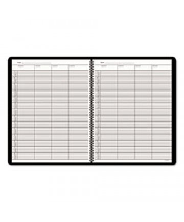 Undated Class Record Book, 10 7/8 X 8 1/4, Black