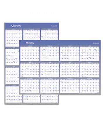 VERTICAL/HORIZONTAL ERASABLE WALL PLANNER, 32 X 48, 2021