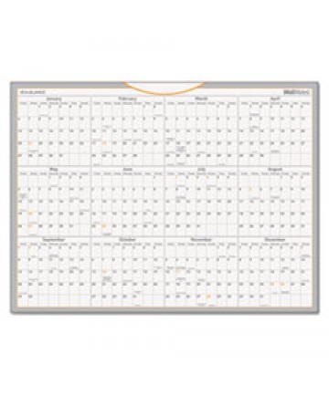 Wallmates Self-Adhesive Dry Erase Monthly Planning Surface, 24 X 18