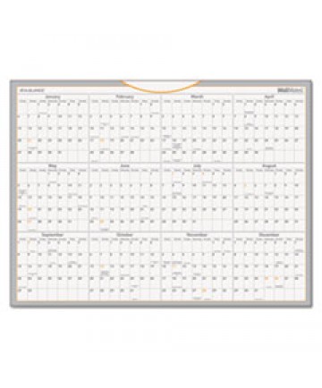 Wallmates Self-Adhesive Dry Erase Monthly Planning Surface, 24 X 18