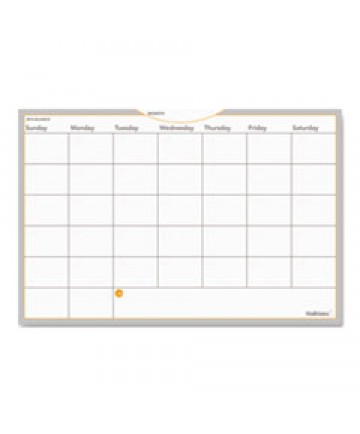 WALLMATES SELF-ADHESIVE DRY ERASE YEARLY CALENDAR, 24 X 18, 2021