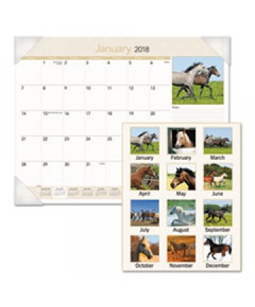 PUPPIES MONTHLY DESK PAD CALENDAR, 22 X 17, 2021