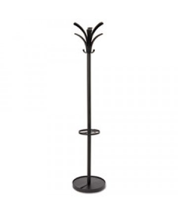 BRIO COAT STAND, 13.75W X 13.75D X 66.25H, BLACK