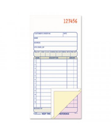 Write 'n Stick Phone Message Pad, 2 3/4 X 4 3/4, Two-Part Carbonless, 200 Forms
