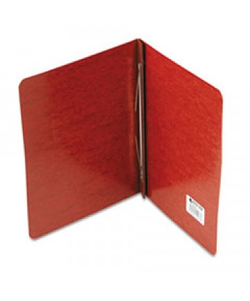 Presstex Report Cover, Side Bound, Prong Clip, Letter, 3" Cap, Red