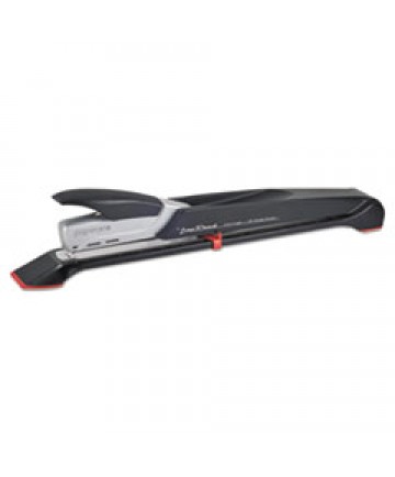 INSPIRE SPRING-POWERED HALF-STRIP COMPACT STAPLER, 15-SHEET CAPACITY, BLACK