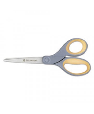 KLEENEARTH SCISSORS, 9" LONG, 3.75" CUT LENGTH, BLACK STRAIGHT HANDLE