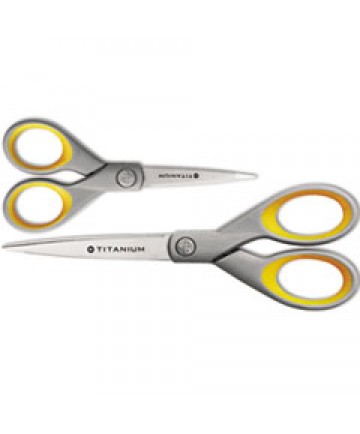 FOR KIDS SCISSORS, BLUNT TIP, 5" LONG, 1.75" CUT LENGTH, ASSORTED STRAIGHT HANDLES, 12/PACK