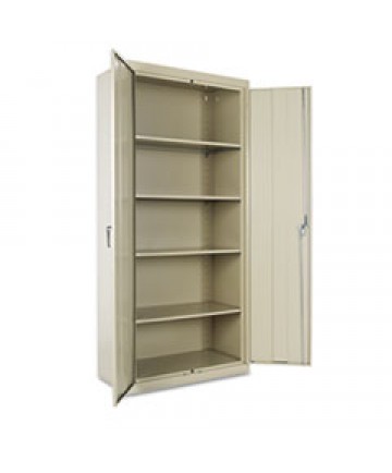Assembled 42" High Storage Cabinet, W/adjustable Shelves, 36w X 18d, Light Gray