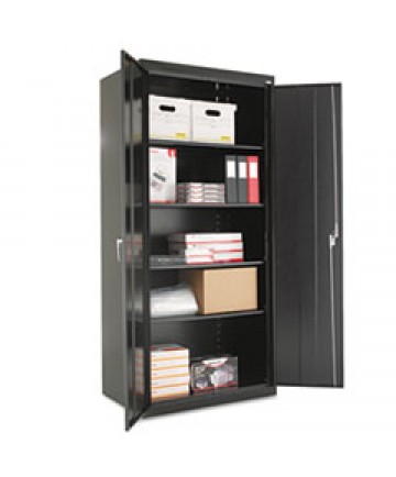 Assembled 42" High Storage Cabinet, W/adjustable Shelves, 36w X 18d, Putty