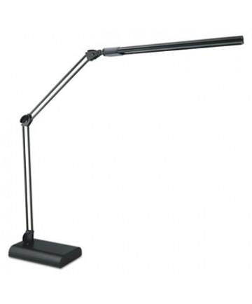 ADJUSTABLE LED DESK LAMP, 3.25"W X 6"D X 21.5"H, BLACK