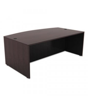 ALERA VALENCIA SERIES STRAIGHT FRONT DESK SHELL, 59.13" X 29.5" X 29.63", MEDIUM CHERRY