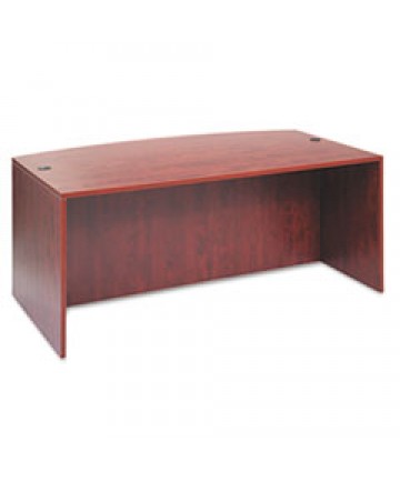 ALERA VALENCIA SERIES STRAIGHT FRONT DESK SHELL, 59.13" X 29.5" X 29.63", MAHOGANY