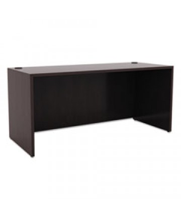 ALERA VALENCIA SERIES STRAIGHT FRONT DESK SHELL, 65" X 29.5" X 29.63", MEDIUM CHERRY