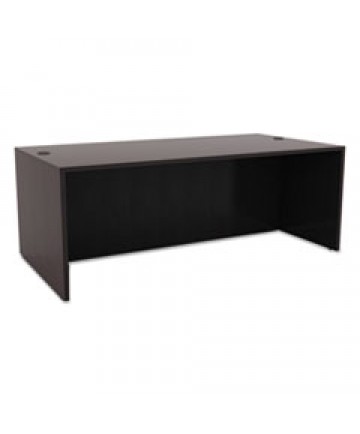 ALERA VALENCIA SERIES STRAIGHT FRONT DESK SHELL, 71" X 35.5" X 29.63", ESPRESSO