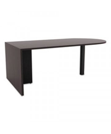 ALERA VALENCIA SERIES D-TOP DESK, 71" X 35.5" X 29.63", ESPRESSO