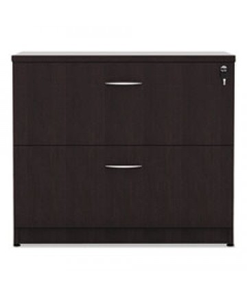 ALERA VALENCIA SERIES REVERSIBLE RETURN/BRIDGE SHELL, 35W X 23 5/8D X 29 1/2H, MAHOGANY