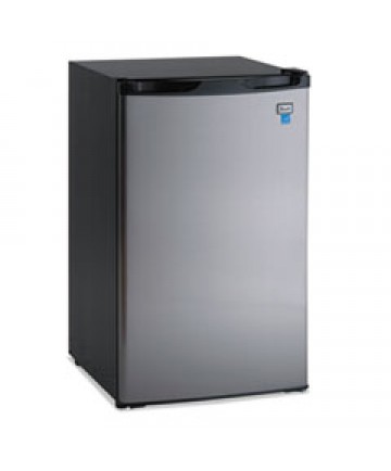 4.4 Cf Refrigerator, 19 1/2"w X 22"d X 33"h, Black/stainless Steel