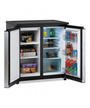 5.5 Cf Side By Side Refrigerator/freezer, Black/stainless Steel