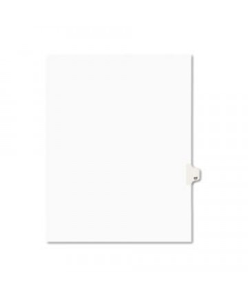 PREPRINTED LEGAL EXHIBIT SIDE TAB INDEX DIVIDERS, AVERY STYLE, 10-TAB, 17, 11 X 8.5, WHITE, 25/PACK, (1017)