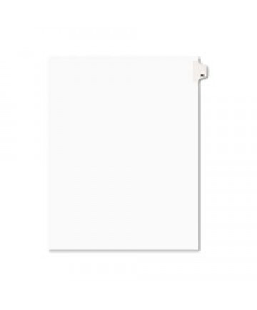 PREPRINTED LEGAL EXHIBIT SIDE TAB INDEX DIVIDERS, AVERY STYLE, 10-TAB, 26, 11 X 8.5, WHITE, 25/PACK, (1026)