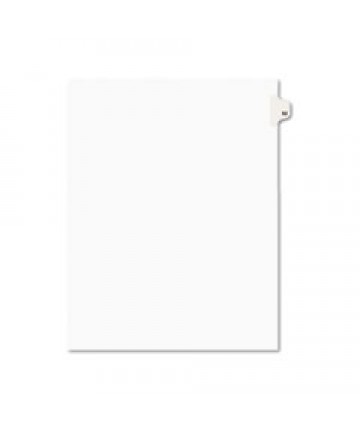 PREPRINTED LEGAL EXHIBIT SIDE TAB INDEX DIVIDERS, AVERY STYLE, 10-TAB, 52, 11 X 8.5, WHITE, 25/PACK, (1052)