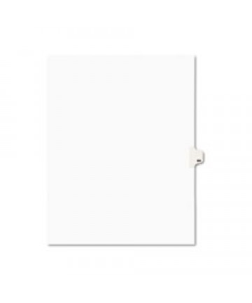 PREPRINTED LEGAL EXHIBIT SIDE TAB INDEX DIVIDERS, AVERY STYLE, 10-TAB, 64, 11 X 8.5, WHITE, 25/PACK, (1064)