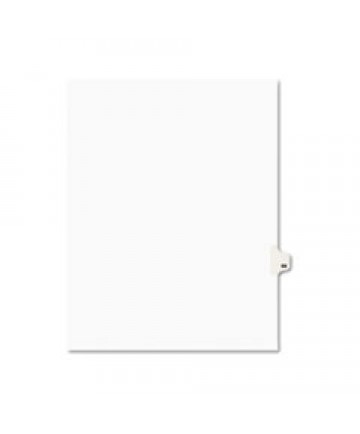 PREPRINTED LEGAL EXHIBIT SIDE TAB INDEX DIVIDERS, AVERY STYLE, 10-TAB, 68, 11 X 8.5, WHITE, 25/PACK, (1068)