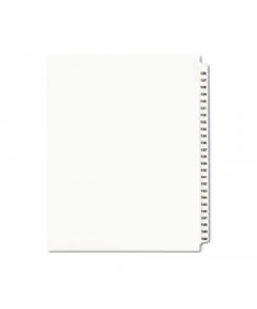 PREPRINTED LEGAL EXHIBIT SIDE TAB INDEX DIVIDERS, AVERY STYLE, 25-TAB, 126 TO 150, 11 X 8.5, WHITE, 1 SET, (1335)
