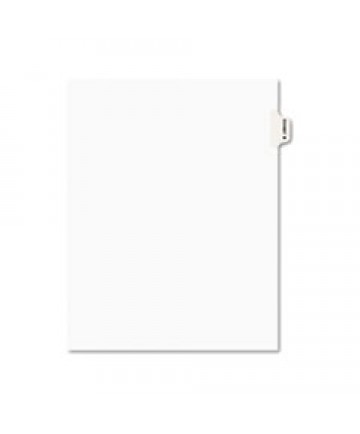 AVERY-STYLE PREPRINTED LEGAL SIDE TAB DIVIDER, EXHIBIT B, LETTER, WHITE, 25/PACK, (1372)