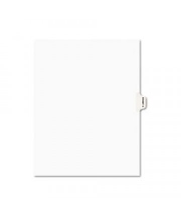 AVERY-STYLE PREPRINTED LEGAL SIDE TAB DIVIDER, EXHIBIT E, LETTER, WHITE, 25/PACK, (1375)