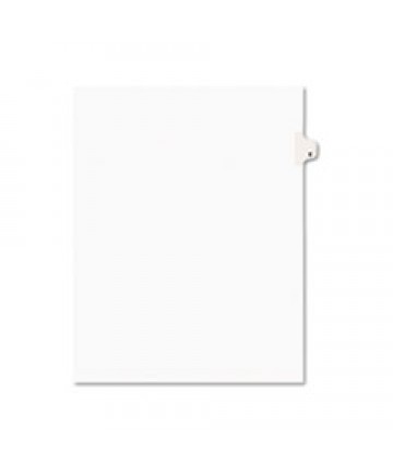 PREPRINTED LEGAL EXHIBIT SIDE TAB INDEX DIVIDERS, AVERY STYLE, 26-TAB, E, 11 X 8.5, WHITE, 25/PACK, (1405)