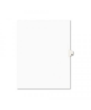 PREPRINTED LEGAL EXHIBIT SIDE TAB INDEX DIVIDERS, AVERY STYLE, 26-TAB, M, 11 X 8.5, WHITE, 25/PACK, (1413)