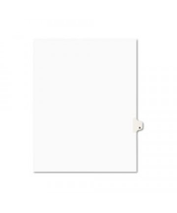 PREPRINTED LEGAL EXHIBIT SIDE TAB INDEX DIVIDERS, AVERY STYLE, 26-TAB, R, 11 X 8.5, WHITE, 25/PACK, (1418)