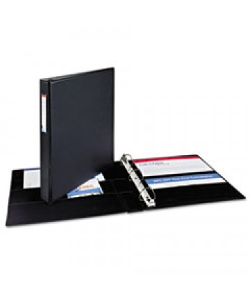 DURABLE NON-VIEW BINDER WITH DURAHINGE AND EZD RINGS, 3 RINGS, 1" CAPACITY, 11 X 8.5, BLACK, (8302)