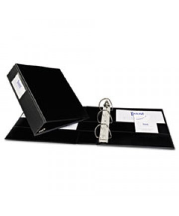 DURABLE NON-VIEW BINDER WITH DURAHINGE AND EZD RINGS, 3 RINGS, 2" CAPACITY, 11 X 8.5, BLACK, (8502)