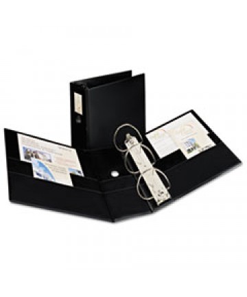 DURABLE NON-VIEW BINDER WITH DURAHINGE AND EZD RINGS, 3 RINGS, 5" CAPACITY, 11 X 8.5, BLACK, (8901)
