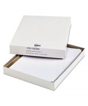 INDEX DIVIDERS WITH WHITE LABELS, 5-TAB, 11 X 8.5, WHITE, 25 SETS