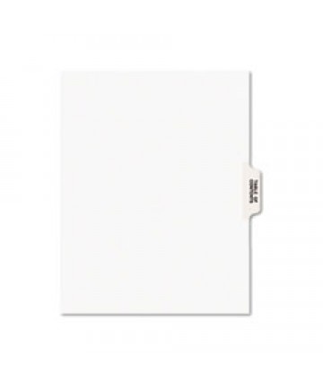 PREPRINTED LEGAL EXHIBIT SIDE TAB INDEX DIVIDERS, AVERY STYLE, 25-TAB, TABLE OF CONTENTS, 11 X 8.5, WHITE, 25/PACK