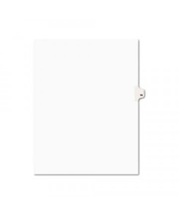 PREPRINTED LEGAL EXHIBIT SIDE TAB INDEX DIVIDERS, AVERY STYLE, 10-TAB, 10, 11 X 8.5, WHITE, 25/PACK
