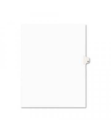 PREPRINTED LEGAL EXHIBIT SIDE TAB INDEX DIVIDERS, AVERY STYLE, 10-TAB, 11, 11 X 8.5, WHITE, 25/PACK
