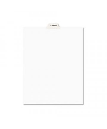 Avery-Style Preprinted Legal Bottom Tab Divider, Exhibit C, Letter, White, 25/pk