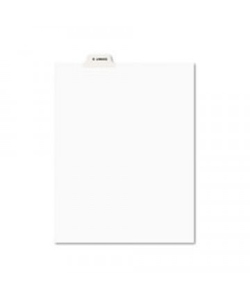 Avery-Style Preprinted Legal Bottom Tab Divider, Exhibit D, Letter, White, 25/pk